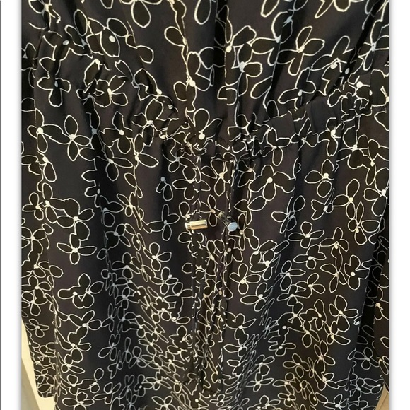 ALC black floral short dress silk sz 2 - Picture 4 of 6